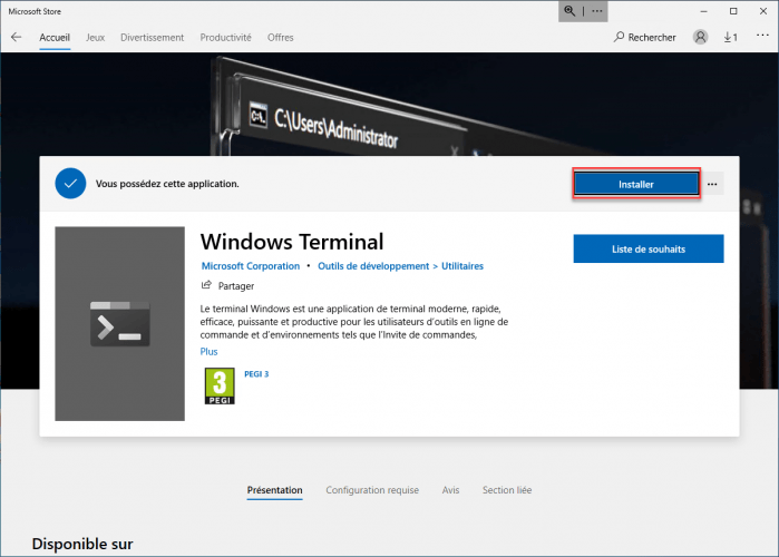 download windows terminal installer