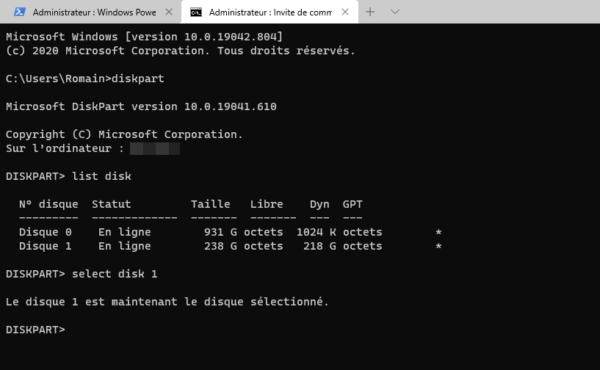 diskpart delete partitions