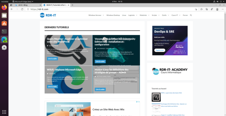 Ubuntu : installer Microsoft Edge