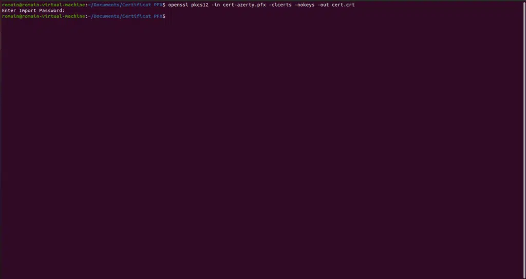PFX Certificate Extract The Certificate And The Private Key RDR IT