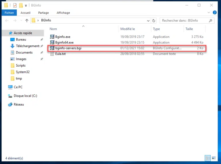Open Bgi File BgInfo : print system information in the background - RDR-IT