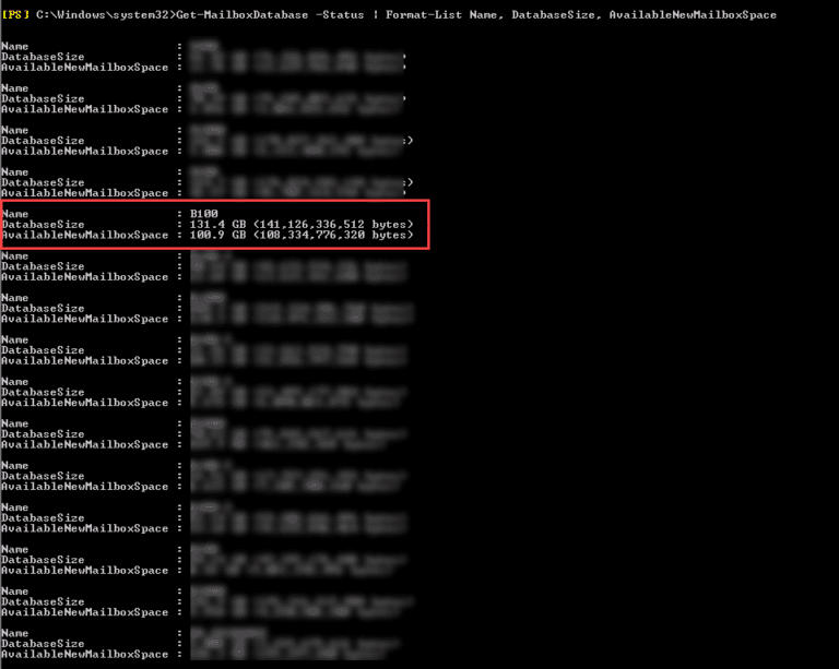 Exchange : optimiser l&rsquo;espace des bases de données