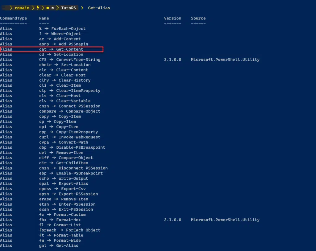PowerShell: show the contents of a text file - RDR-IT