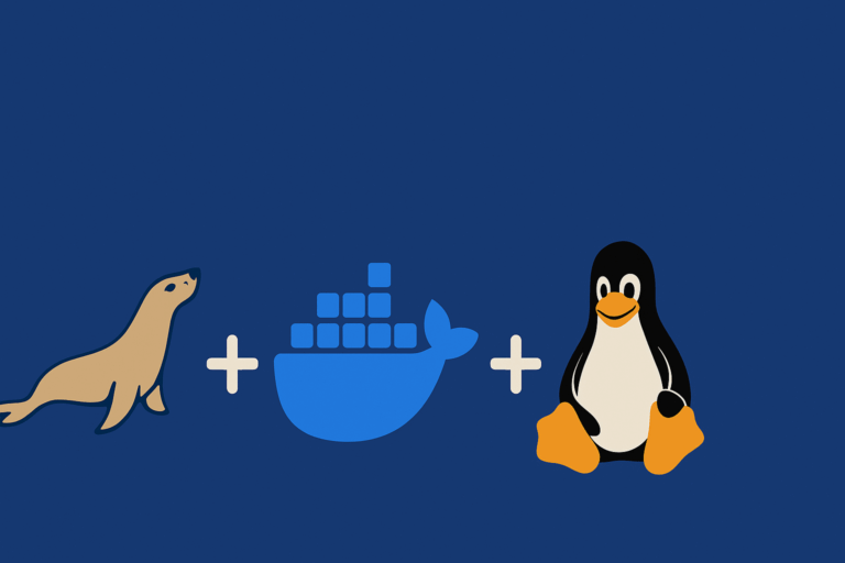 Docker: create a MariaDB or MySQL container