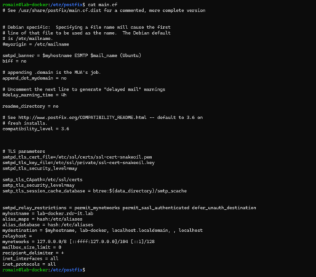 main.cf - postfix