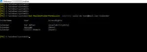 Exchange: Managing Calendar Permissions in PowerShell Using the Exchange Management Shell