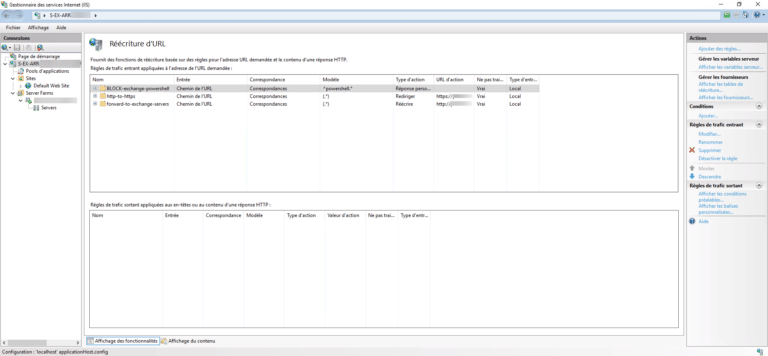 ARR: Block PowerShell access to Exchange
