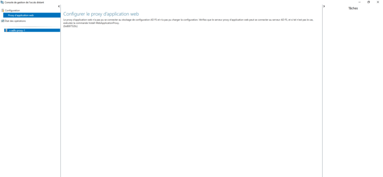 ADFS Proxy: Fix Error 0x8007520c