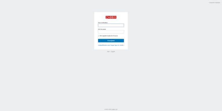Zabbix : configuration du SSO avec un serveur ADFS