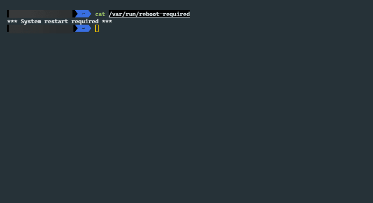 Ubuntu : vérifier si le serveur doit redémarrer
