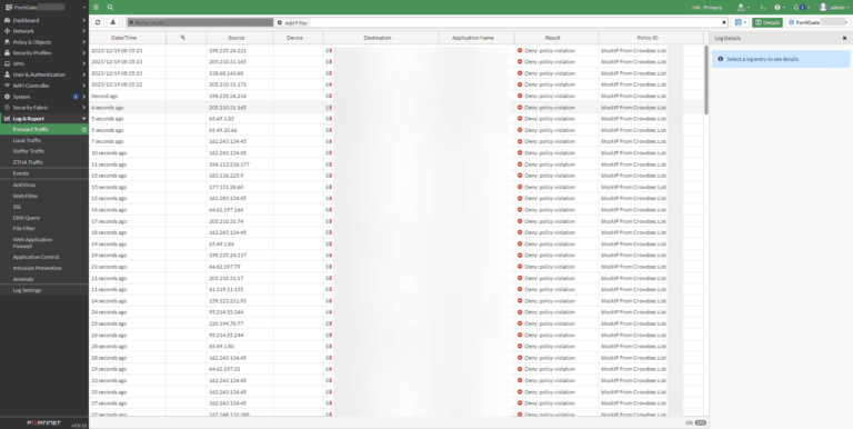 Crowdsec : intégration avec les pares-feu Fortigate – Fortinet
