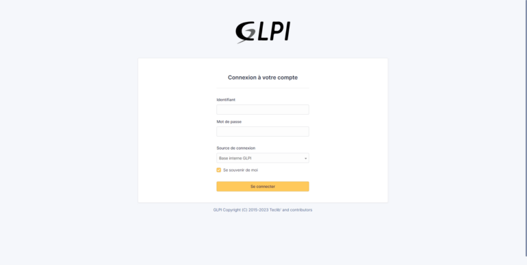 GLPI 10: installation