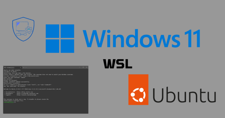 Windows 11: Install WSL to run Linux on Windows
