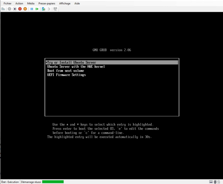 Installer Ubuntu 22.04 sur une machine virtuelle Hyper-V
