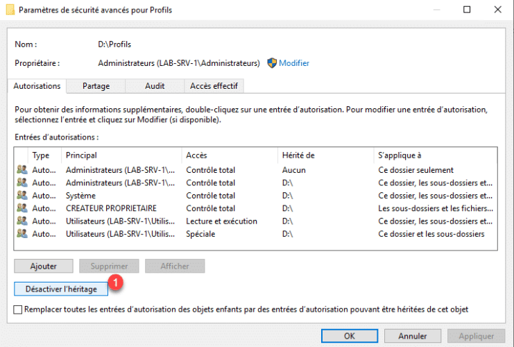 Configure roaming profiles in an Active Directory environment - RDR-IT