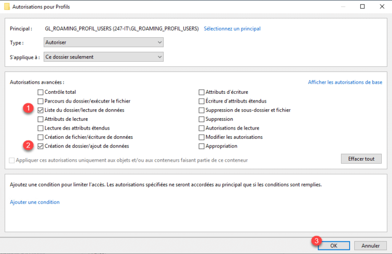 Configure roaming profiles in an Active Directory environment - RDR-IT