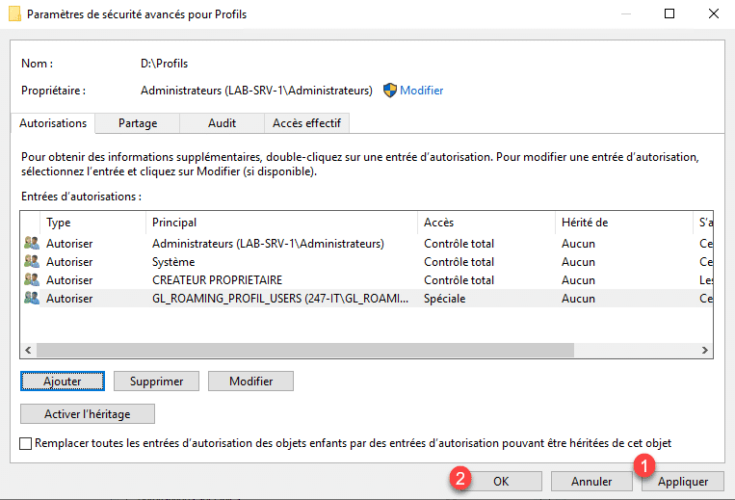Configure roaming profiles in an Active Directory environment - RDR-IT
