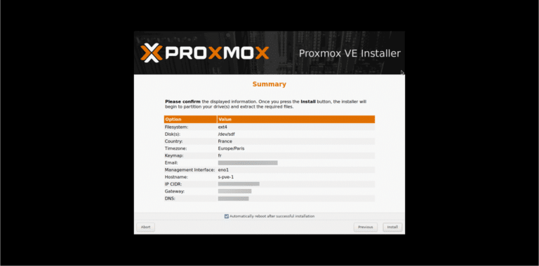 Proxmox: installazione di un Hypervisor
