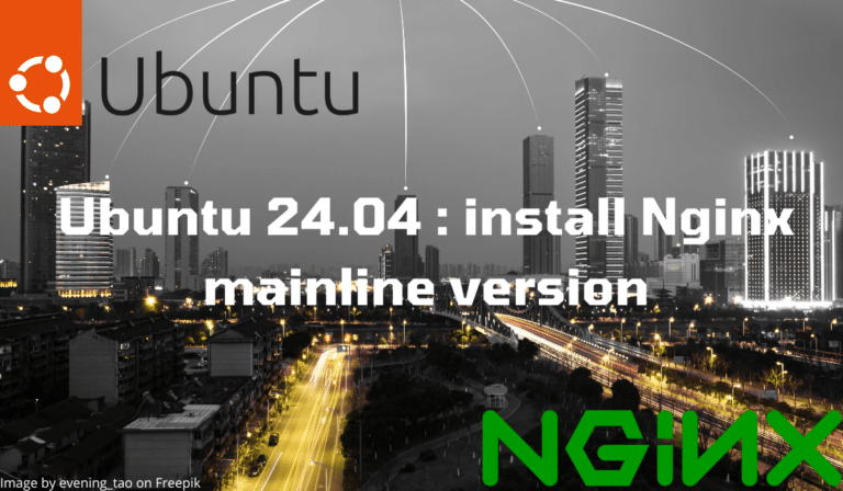 Ubuntu 24.04: install Nginx 1.27.X