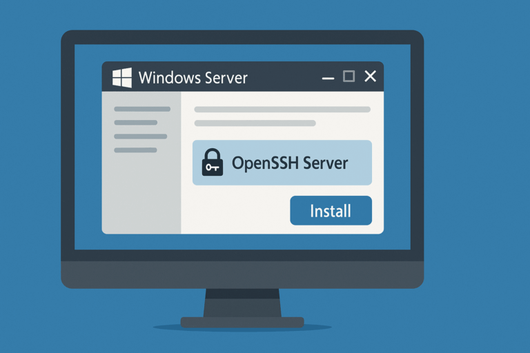 Windows Server: How to Install an SSH Server – OpenSSH
