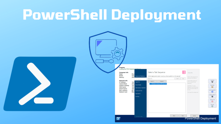 PSD – MDT en PowerShell : installation et configuration