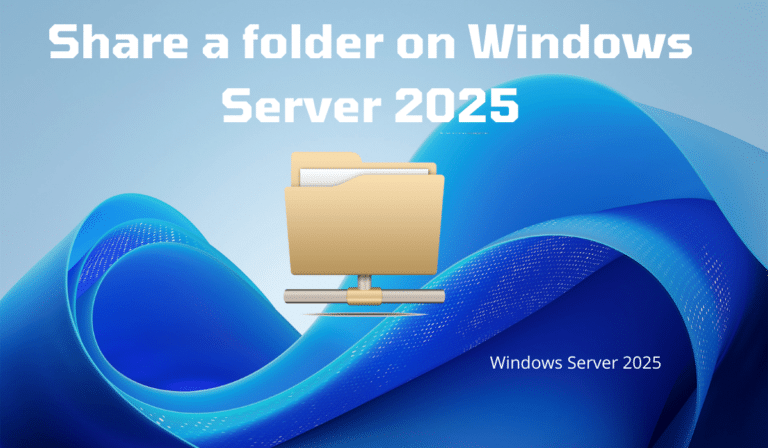 Windows Serveur 2025 : partager un dossier
