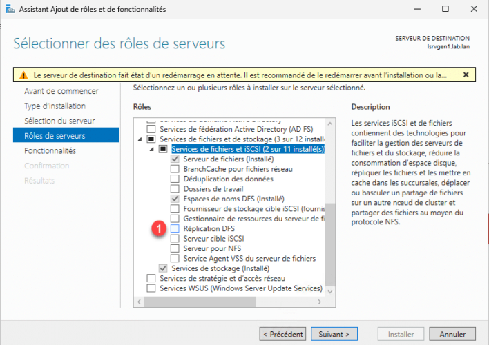 Windows Serveur 2025 : DFS-R configurer la réplication de dossier