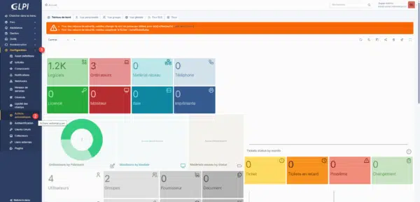 GLPI 11 - Dashboard