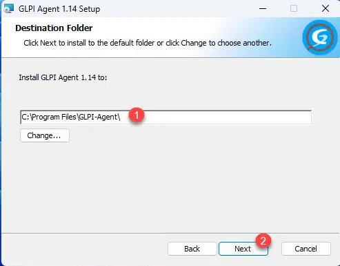 GLPI Agent - Wizard install on Windows