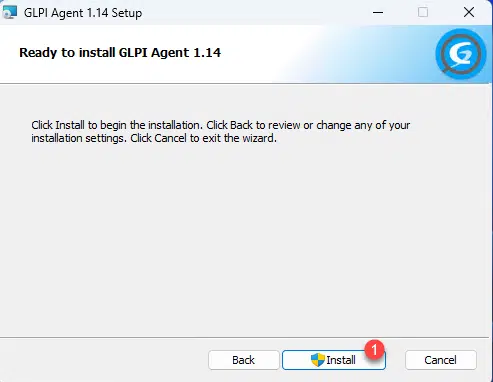 GLPI Agent - Wizard install on Windows