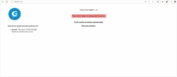 GLPI Agent - Web interface