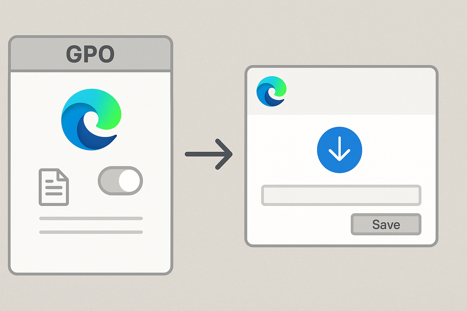GPO : Microsoft Edge demander l&rsquo;enregistrement des fichiers téléchargés