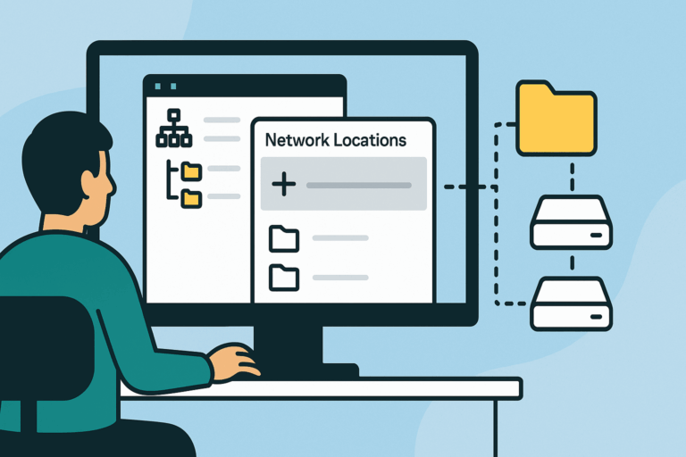 Ajouter des emplacements réseau par stratégie de groupe
