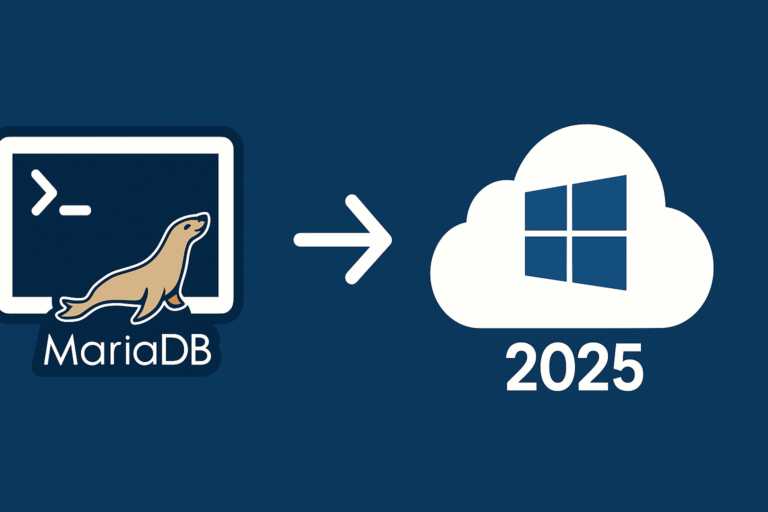 Windows Server 2025: Install MariaDB
