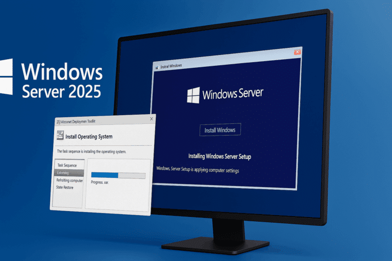 Installer Windows Serveur 2025 avec MDT