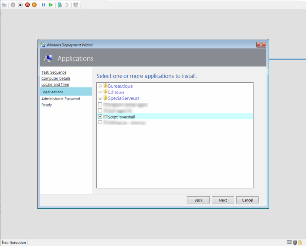 MDT: Run a PowerShell script as an application - RDR-IT