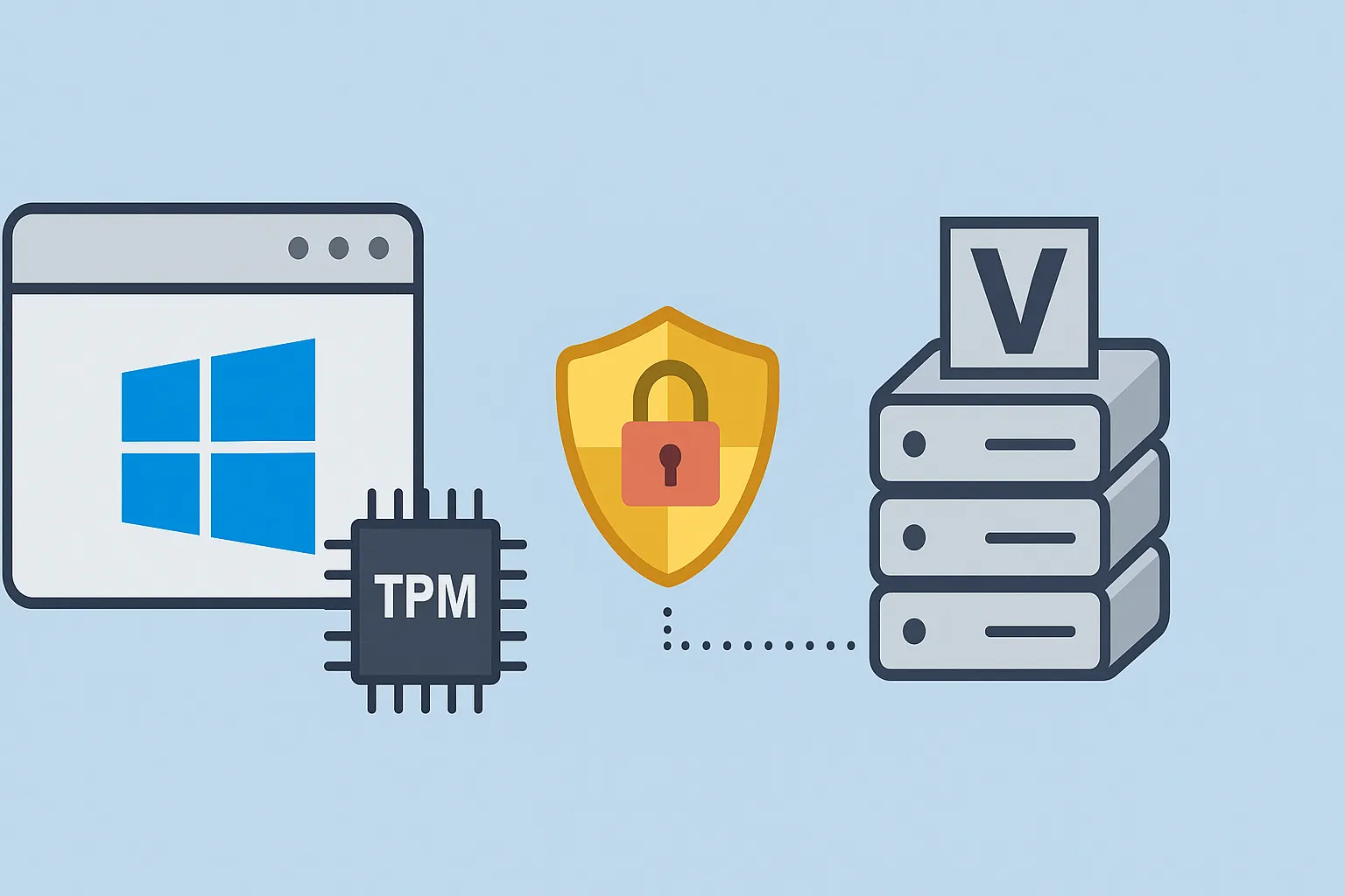 How to encrypt a virtual machine in a Hyper-V cluster with BitLocker and TPM
