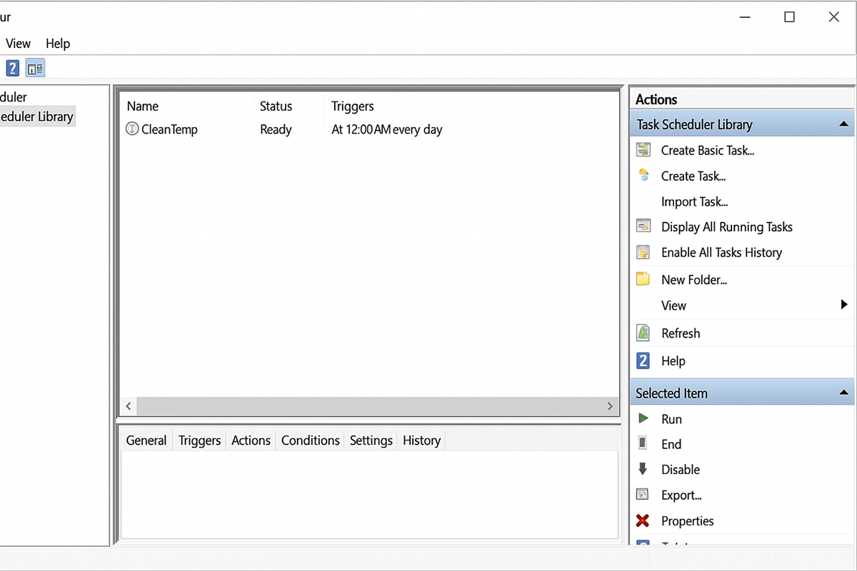 Créer une tâche planifiée pour exécuter un script PowerShell