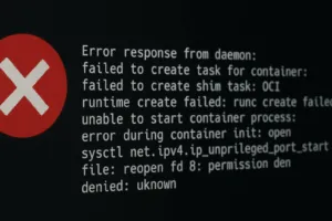 Docker: fix “permission denied” error on sysctl net.ipv4.ip_unprivileged_port_start