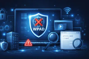 Désactiver WPAD sur Windows (GPO, Registre) pour renforcer la sécurité