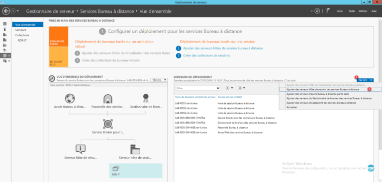 RDS Farm add a host to a collection