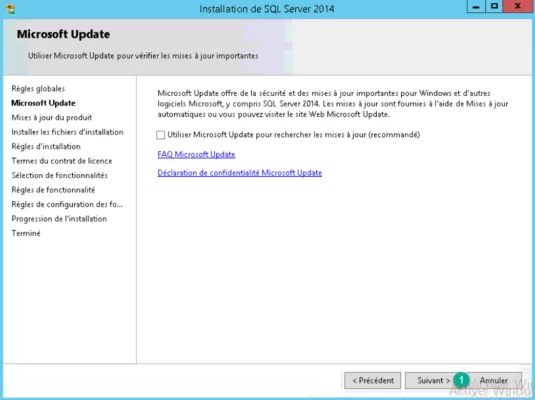 sqlexpress install auto update