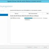 Installation en cours ... 2/2