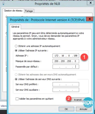 Parametrage IPv4