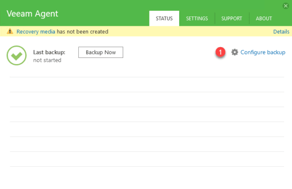 Configuratio backup