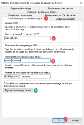 Option SMTP