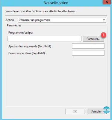 Aller chercher le .bat
