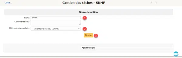 Job inventaire snmp