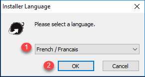 Selectionner la langue