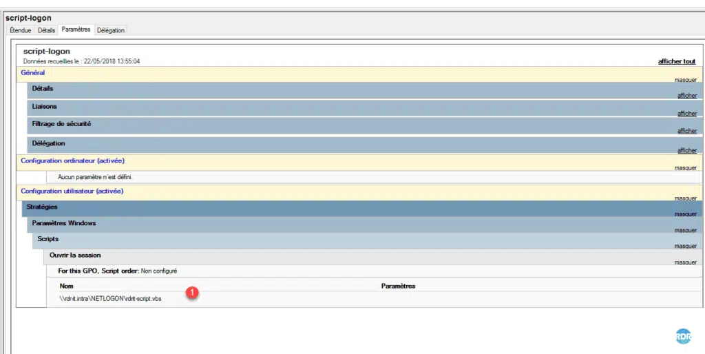 GPO Login Script - RDR-IT